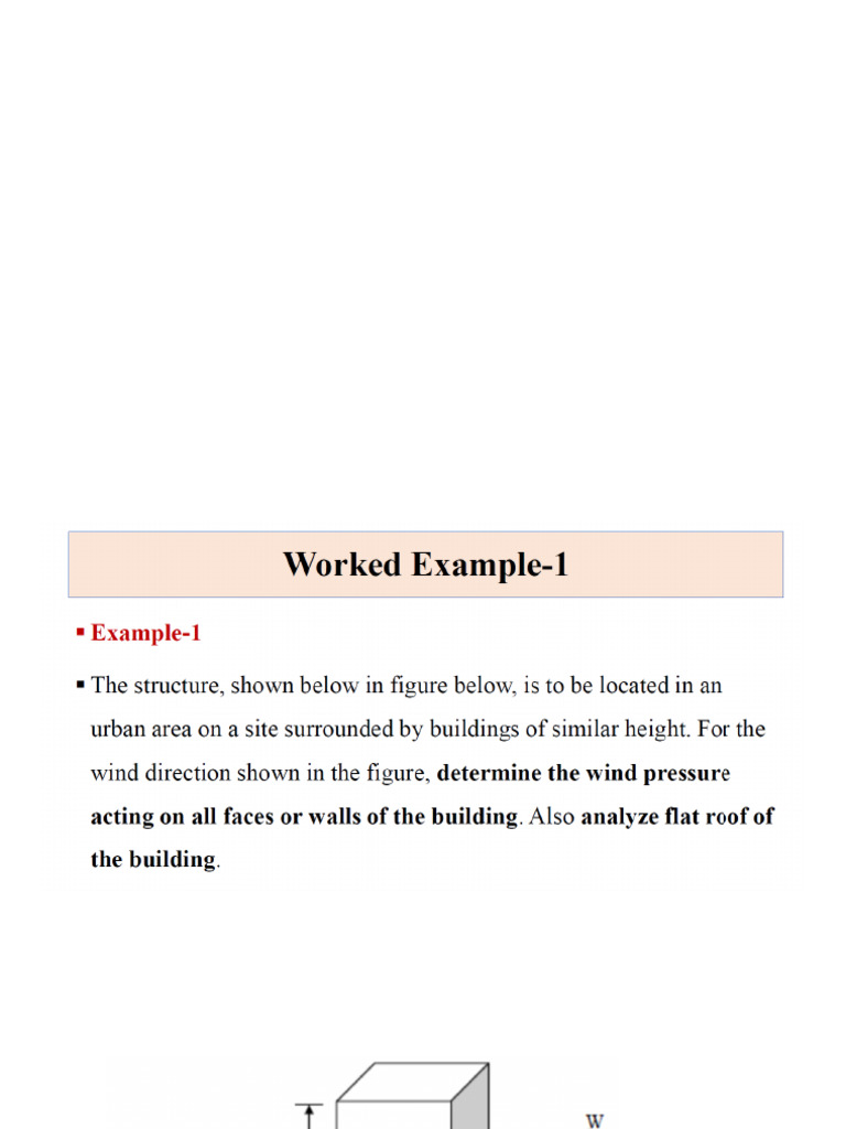 Examples On Wind Load | PDF