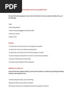Safe PPE Removal Guidelines | PDF | Personal Protective Equipment | Hygiene