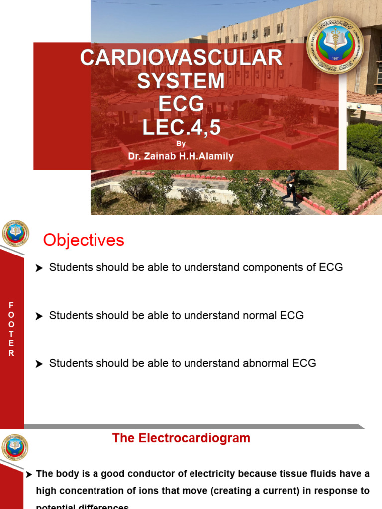 Understanding ECG Components and Waves | PDF | Electrocardiography ...