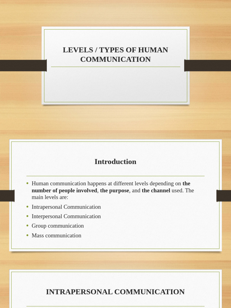 Types of Human Communication Explained | PDF | Communication ...
