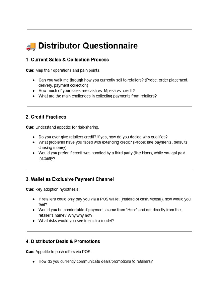 Distributor Payment Process Insights | PDF