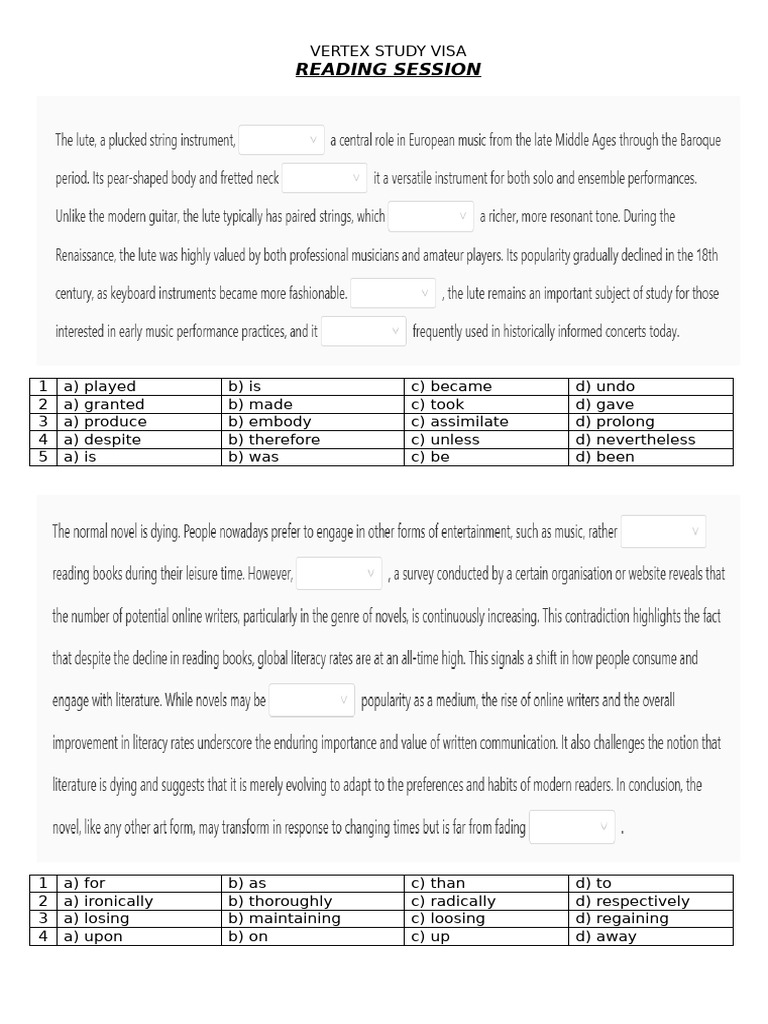 Reading Session Full | PDF