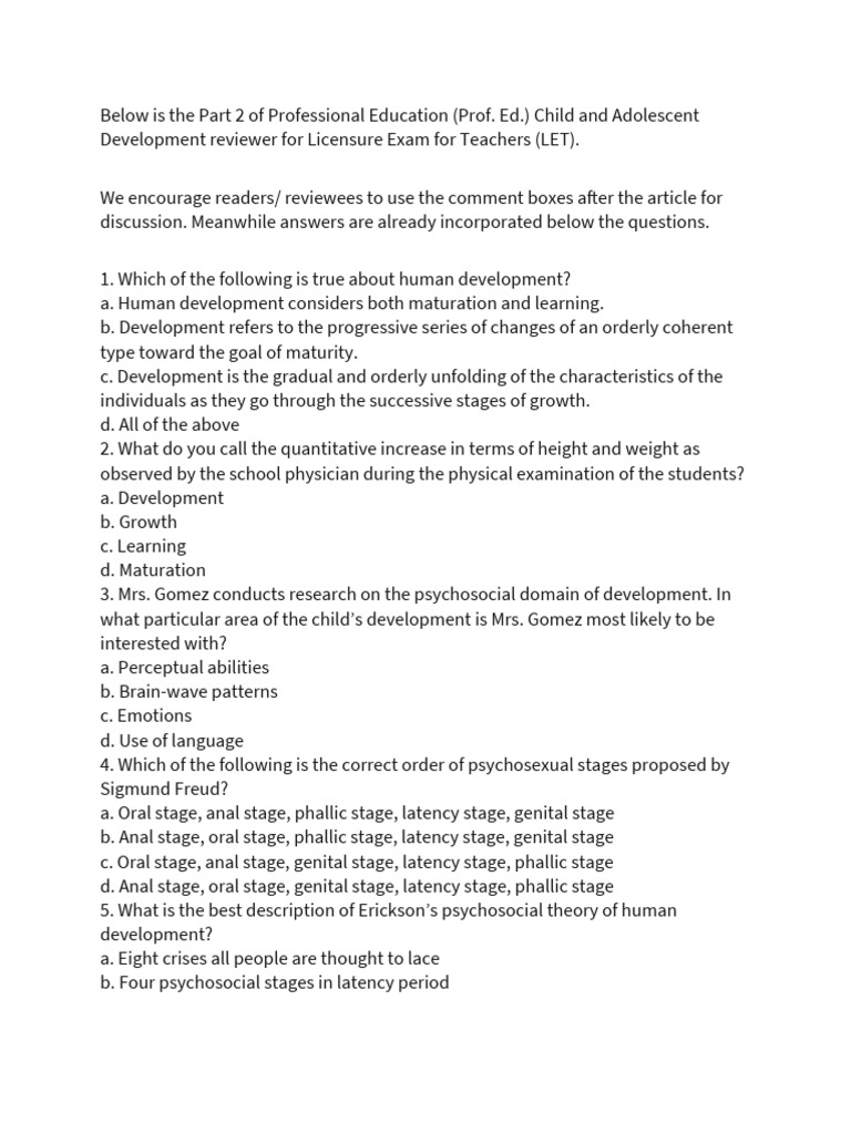 Child and Adolescent Development 2 | PDF | Thought | Oedipus Complex