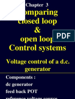 Comparing Closed Loop & Open Loop Control Systems