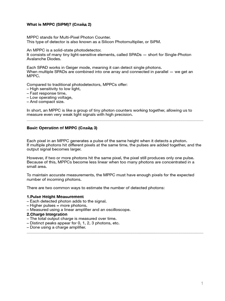 MPPC en | PDF | Optics