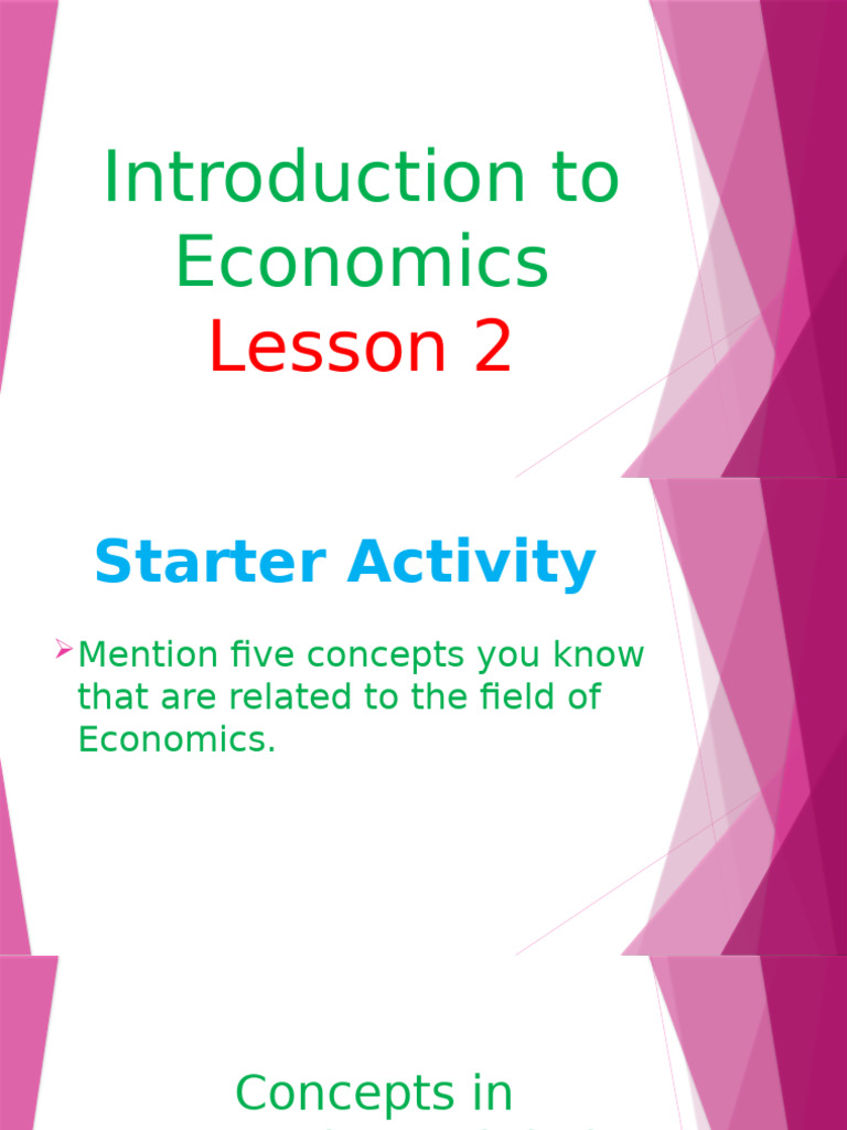Key Concepts in Economics Explained | PDF | Economics | Economic Theories