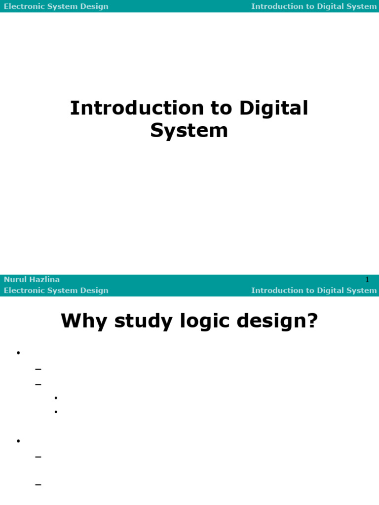 Digital System Design Fundamentals | PDF | Digital Electronics | Relay