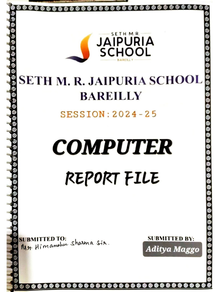 Jaipuria Report File of Computer Science | PDF