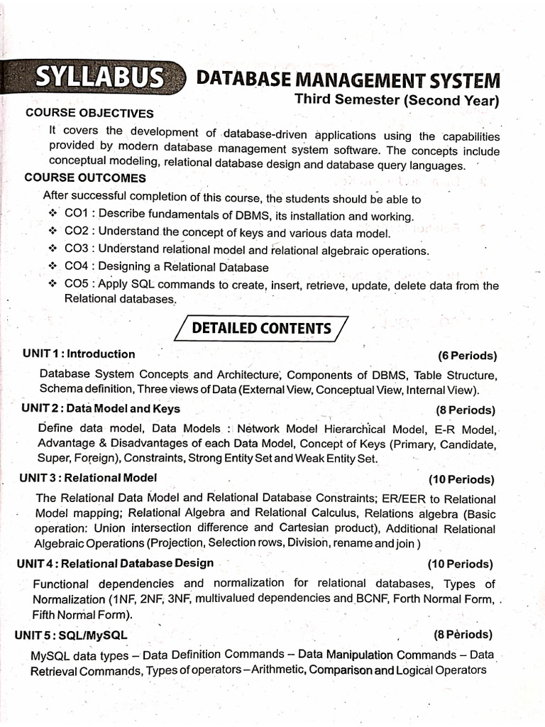 DBMS Question Bank | PDF