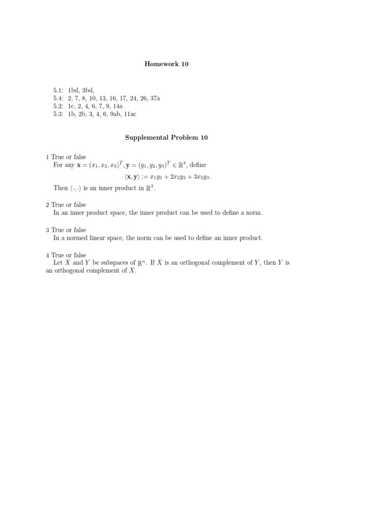 Homework 10 | PDF