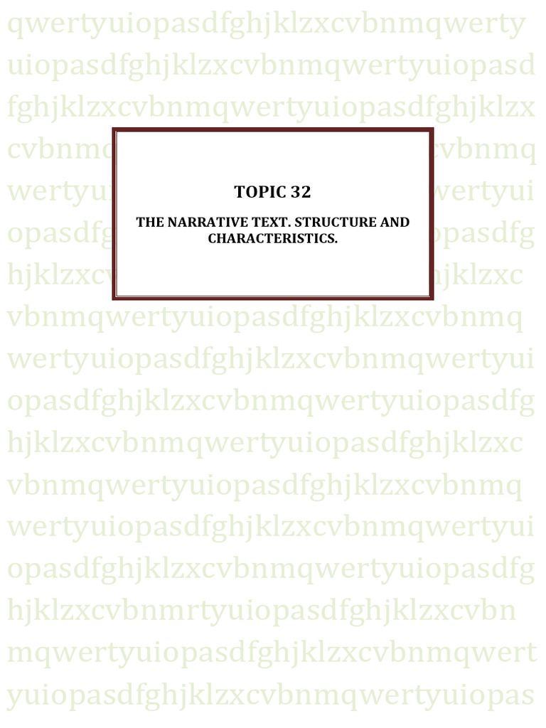 Narrative Text: Structure & Features | PDF | Narration | Narrative