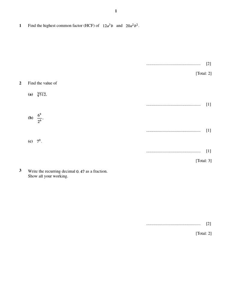 Math Problem Solving Guide | PDF | Elementary Mathematics | Mathematics