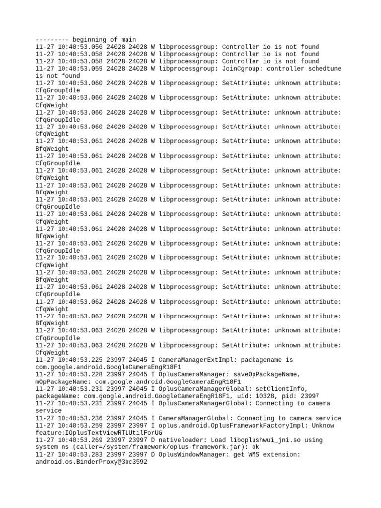 Log Cat 1764214852960 | PDF | Computing Platforms | Software