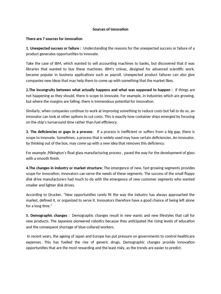 Innovation | PDF | Innovation | Brainstorming