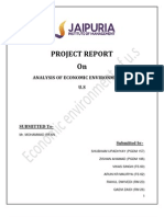 Project Report On: Analysis of Economic Environment of U.S
