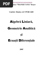 Best Algebra Liniara Documents Scribd