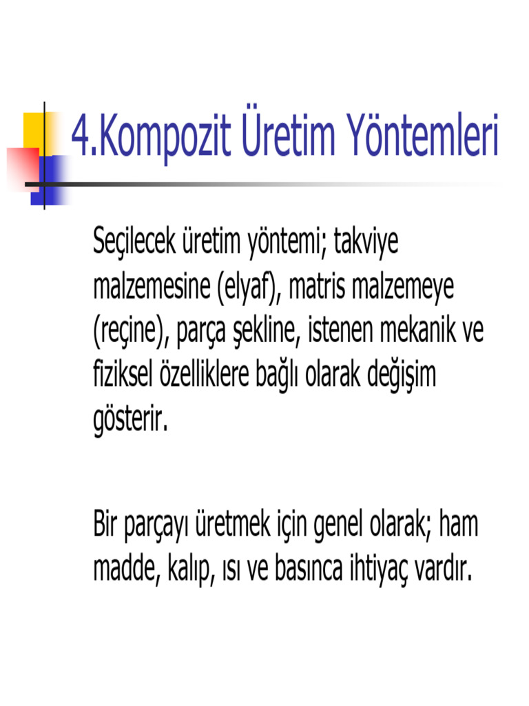 Silo - Tips 4kompozit Retim Yntemleri | PDF