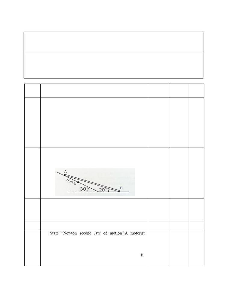 Engineering Mechanics Assessment Questions | PDF | Acceleration | Velocity
