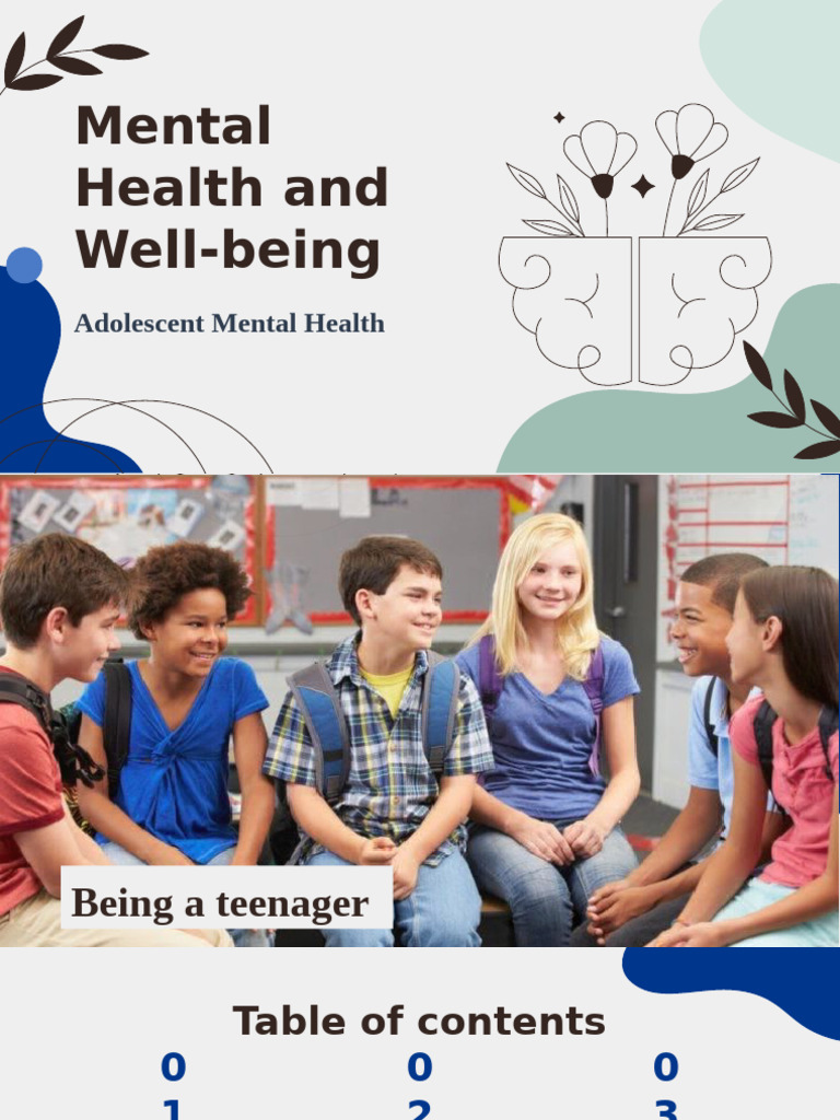 Mental Health and Well-Being - Health - 10th Grade by Slidesgo | PDF ...