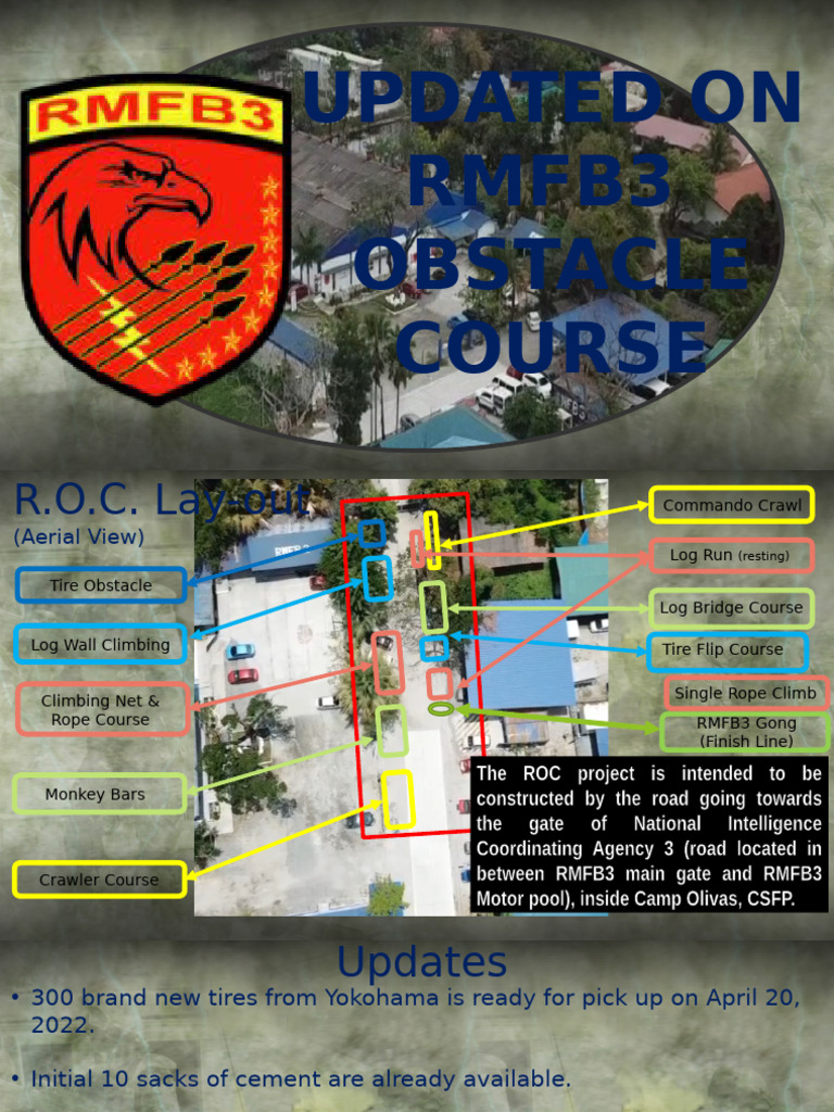 Update On RMFB3 Obstacle Course | PDF