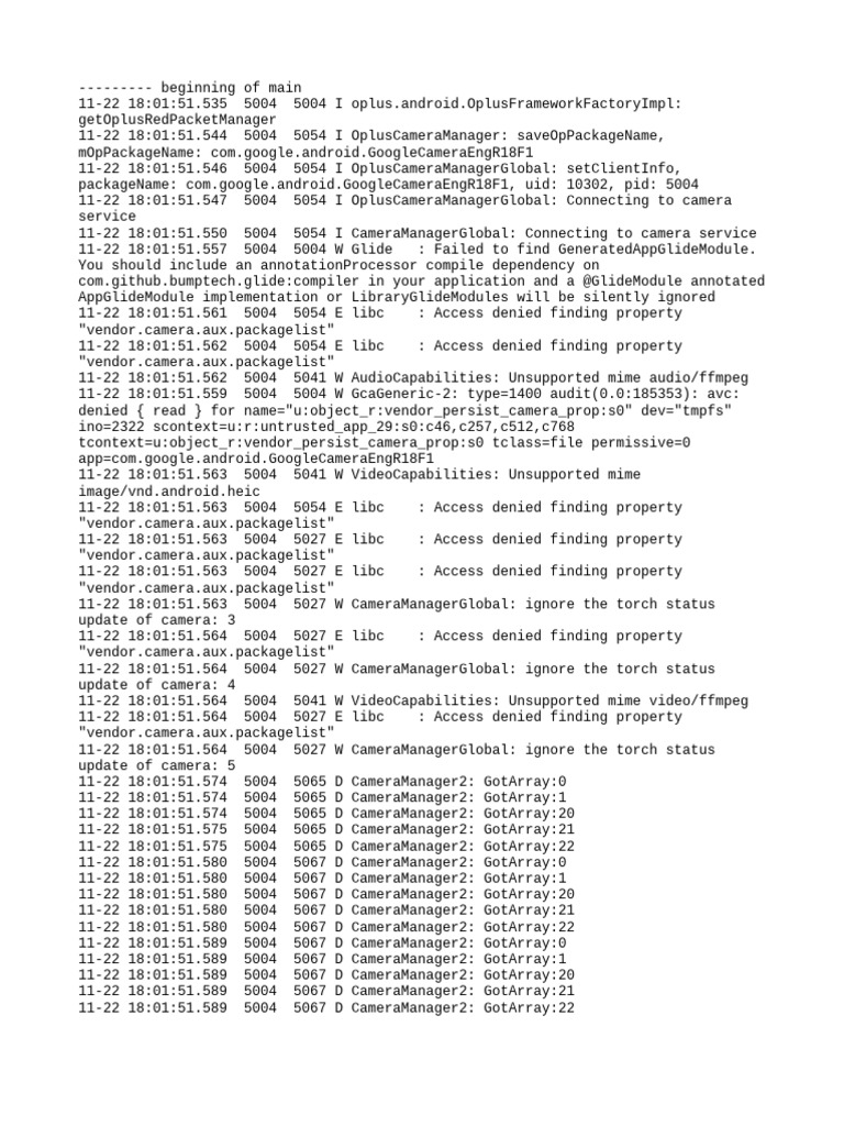 Log Cat 1763823711389 | PDF | Software Engineering | Computing