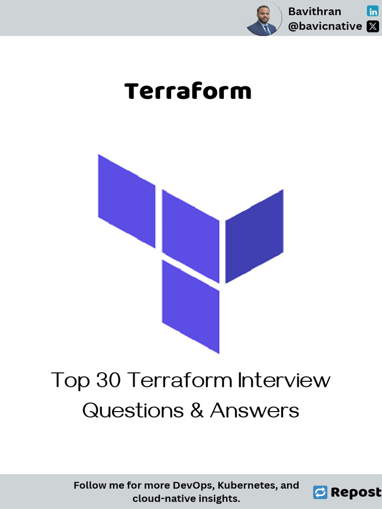 Top 30 Terraform Interview Questions | PDF | Cloud Computing | Software