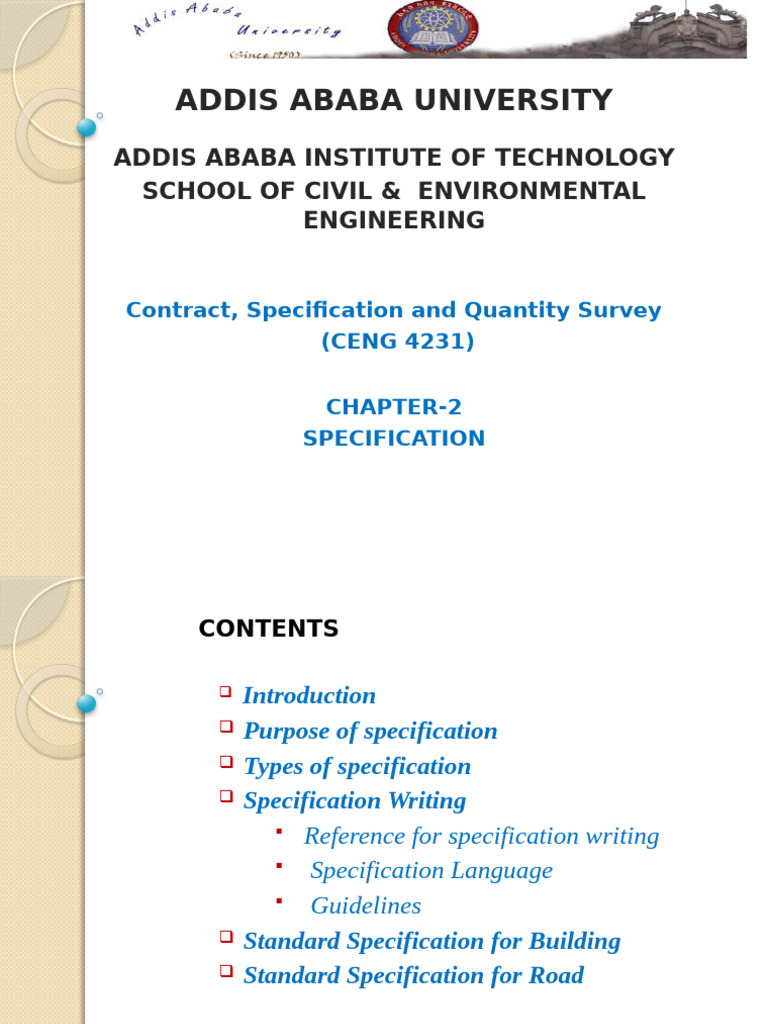 Understanding Construction Specifications | PDF | Specification ...