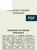 Emergenze e Urgenze Ipertensive