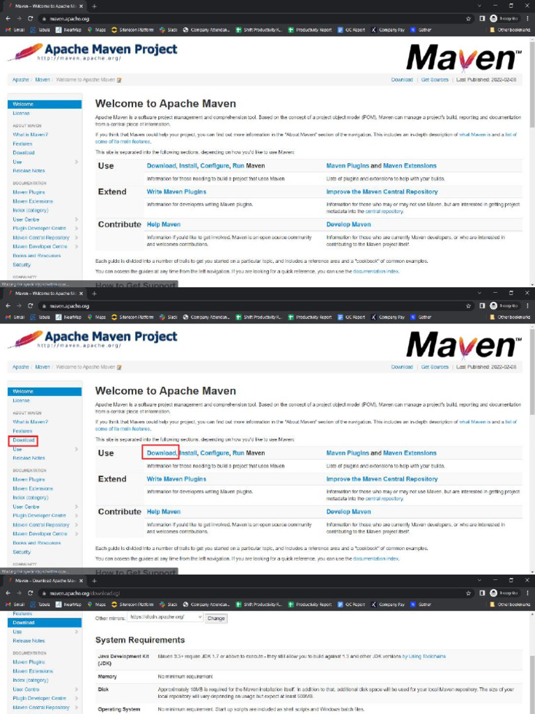 Maven Installation Procedure | PDF