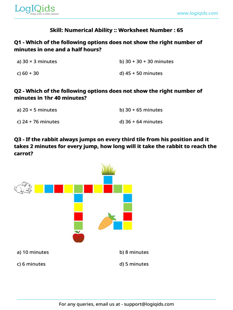 Numerical Ability Worksheet 65 | PDF