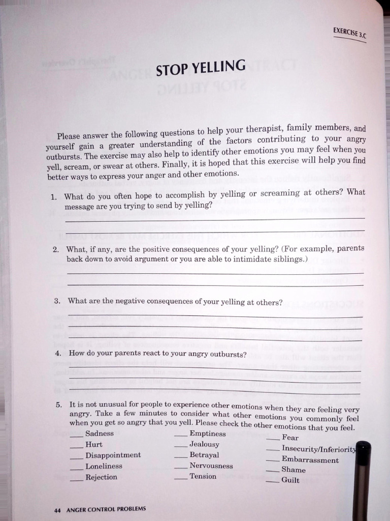 Stop Yelling | PDF | Anger | Emotions