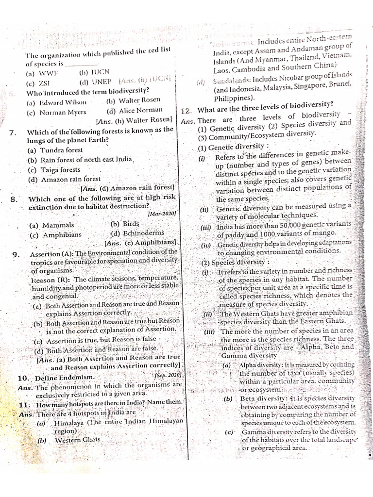 Chapter 11 Book Back Questions | PDF