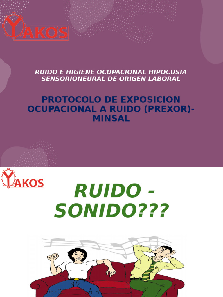Protocolo PREXOR: Control de Ruido Laboral | PDF | ruido | Escuchando
