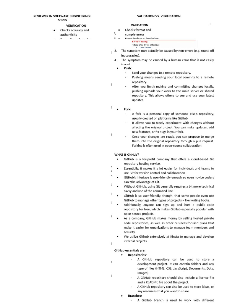 Reviewer in Se Semis | PDF | Software Testing | Information Technology