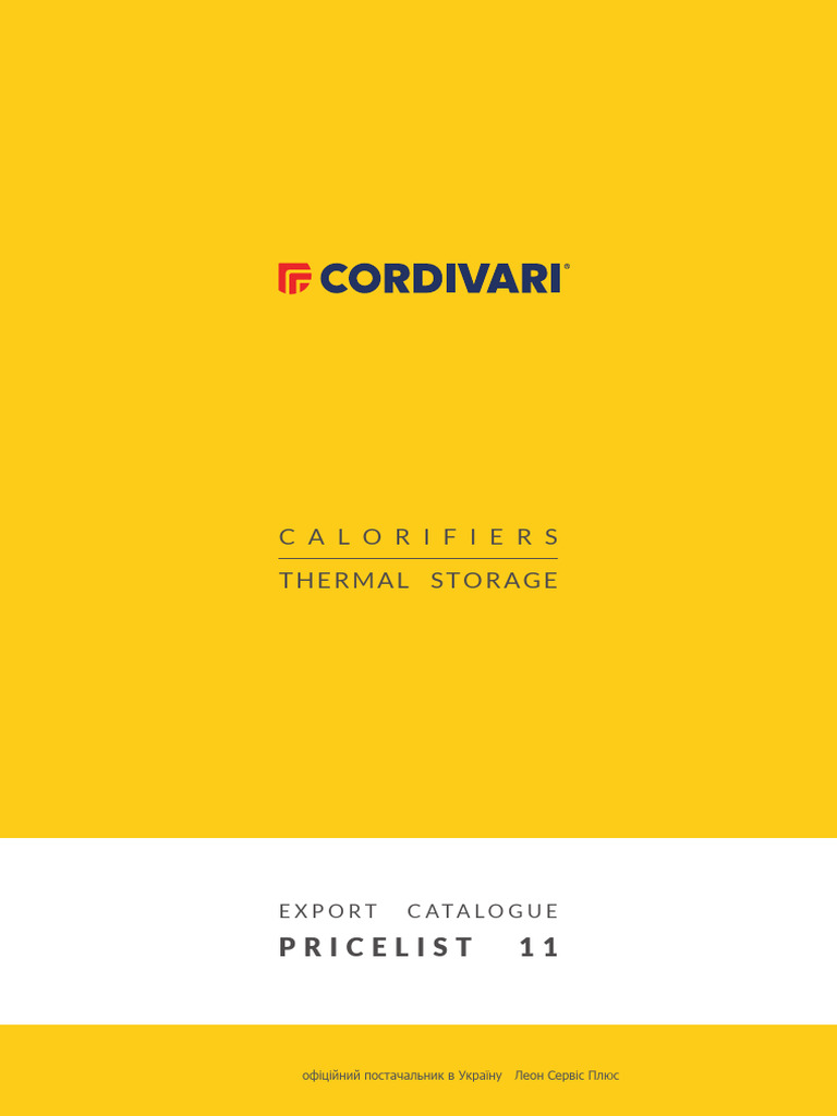 Cordivari Thermal Storage Solutions | PDF | Water Heating | Steam