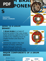 Drum Brake Construction and Operation | PDF