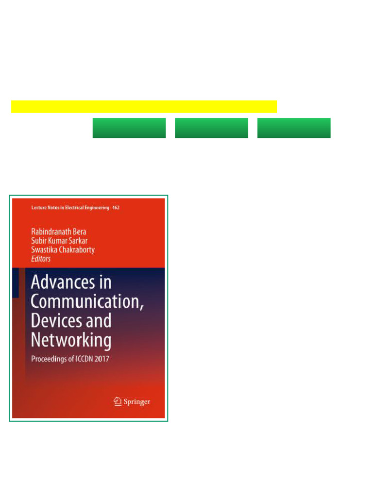 Advances in Communication, Devices and Networking Rabindranath Bera ...