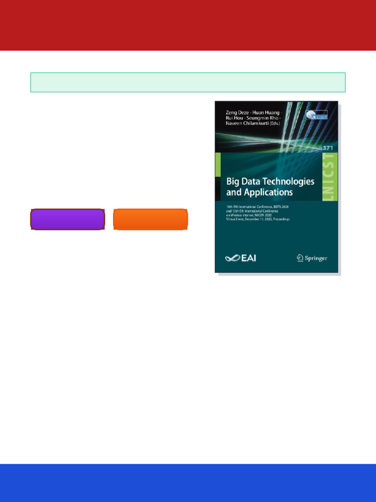 Big Data Technologies and Applications: 10th EAI International ...