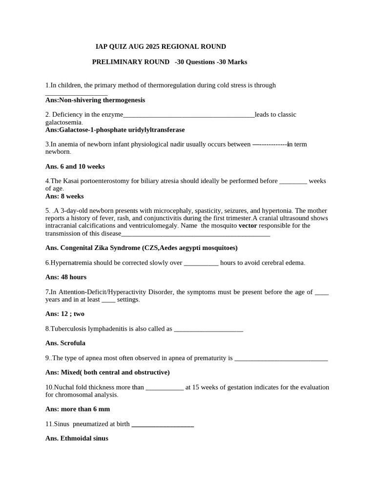 Quiz Questions | PDF | Anemia | Bleeding