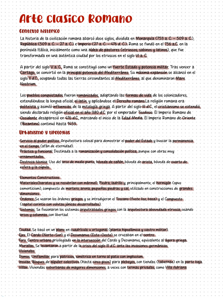 Arte Clásico Romano y Bizantino | PDF | imperio Romano | Hazme