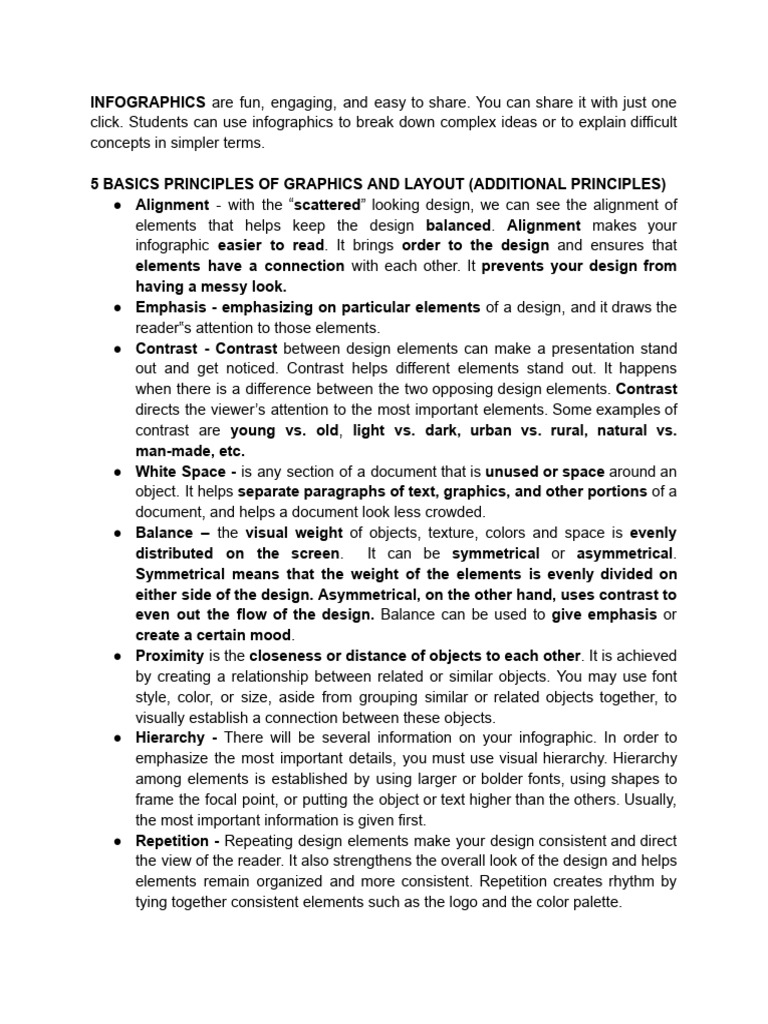 Essential Infographic Design Principles | PDF | Infographics | Graphics