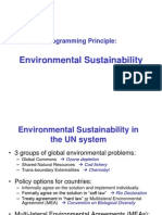 5 Principles - Environmental Sustainability
