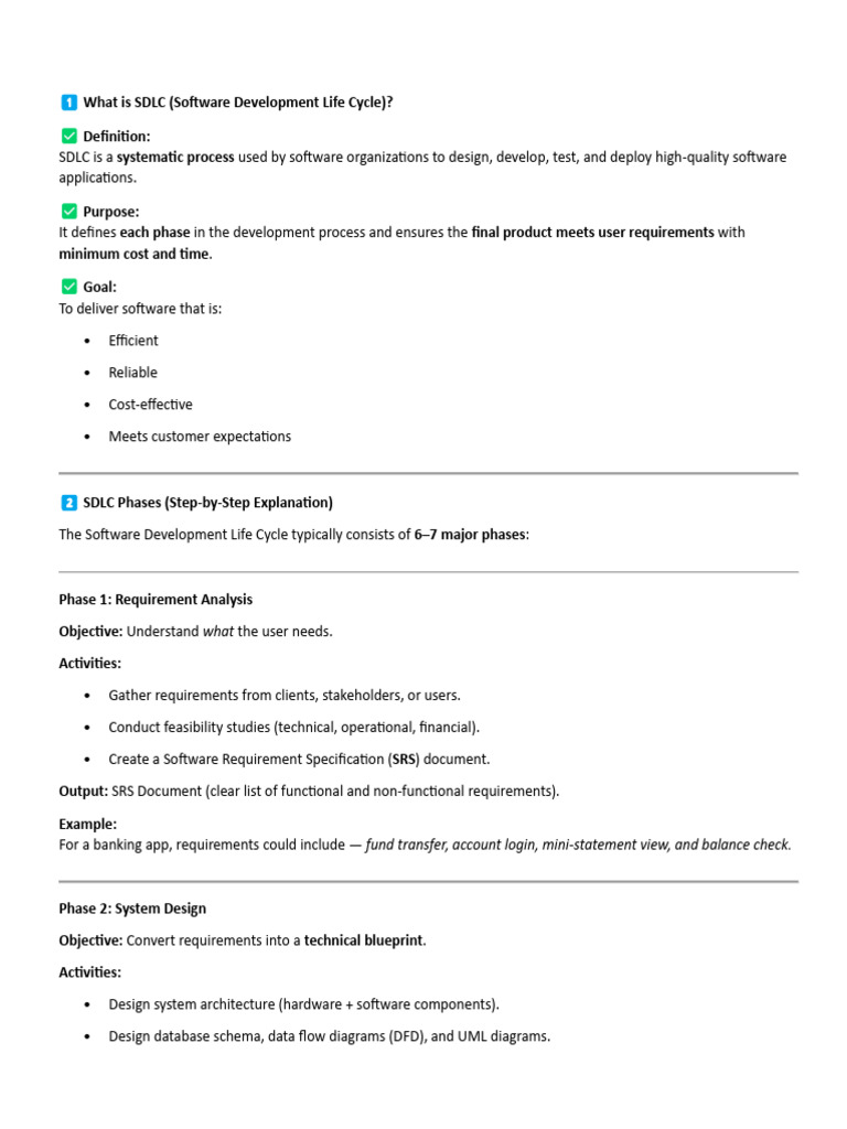 Understanding the Software Development Life Cycle | PDF | Software ...