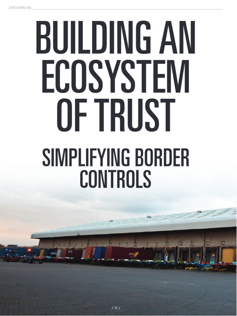 Building An Ecosystem of Trust - SHIP2SHORE-MAGAZINE-36 | PDF | Economies