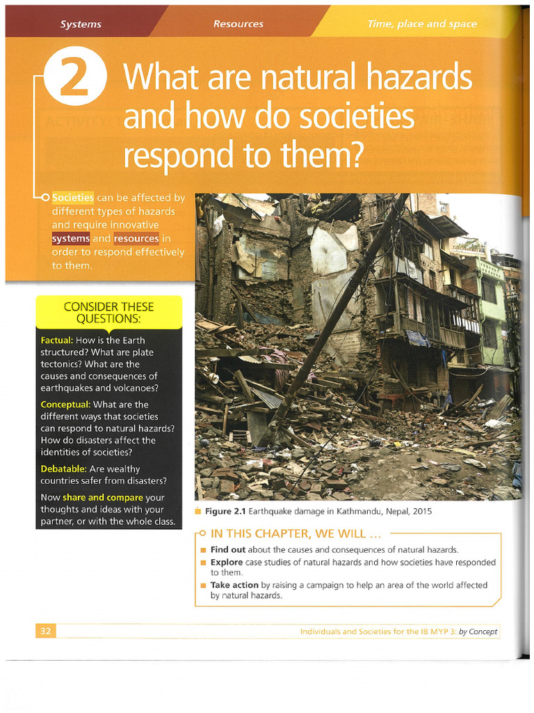 Term 3 Chapter, What Are Natural Hazards and How Do Societies Respond ...