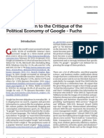 Www.uta.Edu a Contribution to the Critique of the Political Economy of Google Fuchs