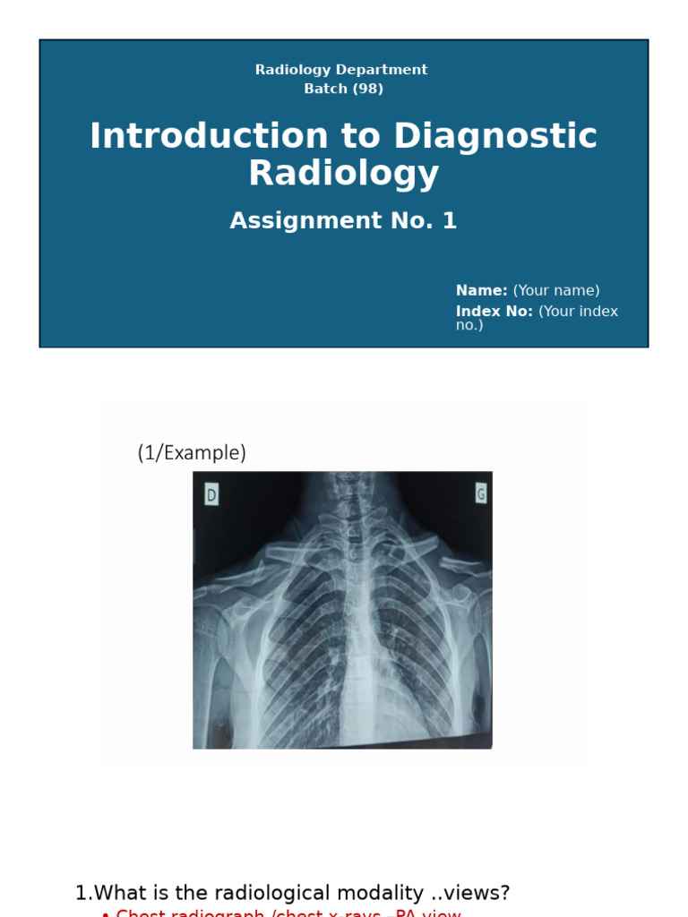 Diagnostic Radiology Case Studies | PDF | Radiography | Abdomen