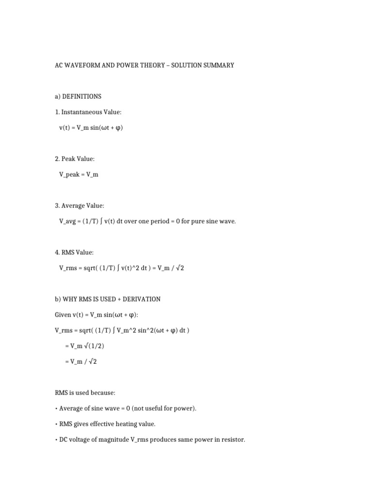 AC Assignment Solution | PDF