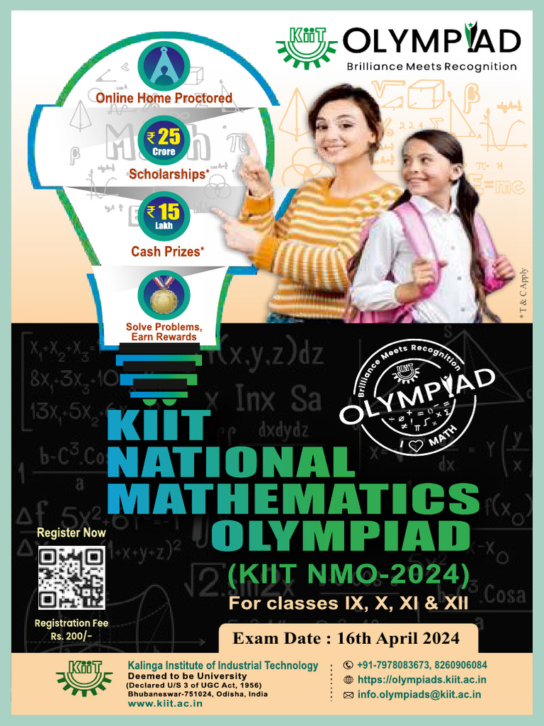 KIIT National Mathematics Olympiad 2024 | PDF | Mathematics | Area