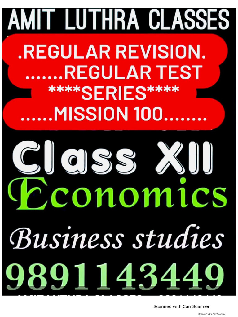 Money Best Notes Amit Luthra Classes | PDF